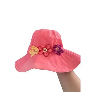 Gymboree Pink Chin Bonjour Provence Summer Safari Childs Bucket Hat